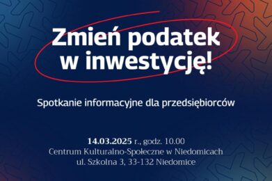 Burmistrz Żabna zaprasza przedsiębiorców na spotkanie informacyjne