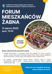 Forum mieszkańca Żabna plakat