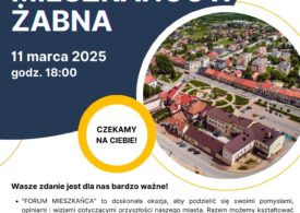 Forum mieszkańca Żabna plakat