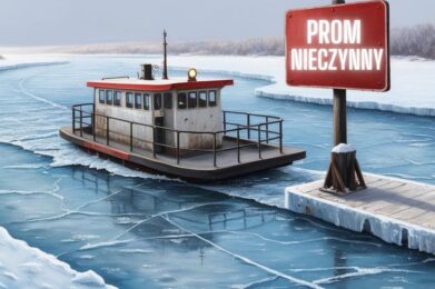 Wstrzymano przeprawy promowe
