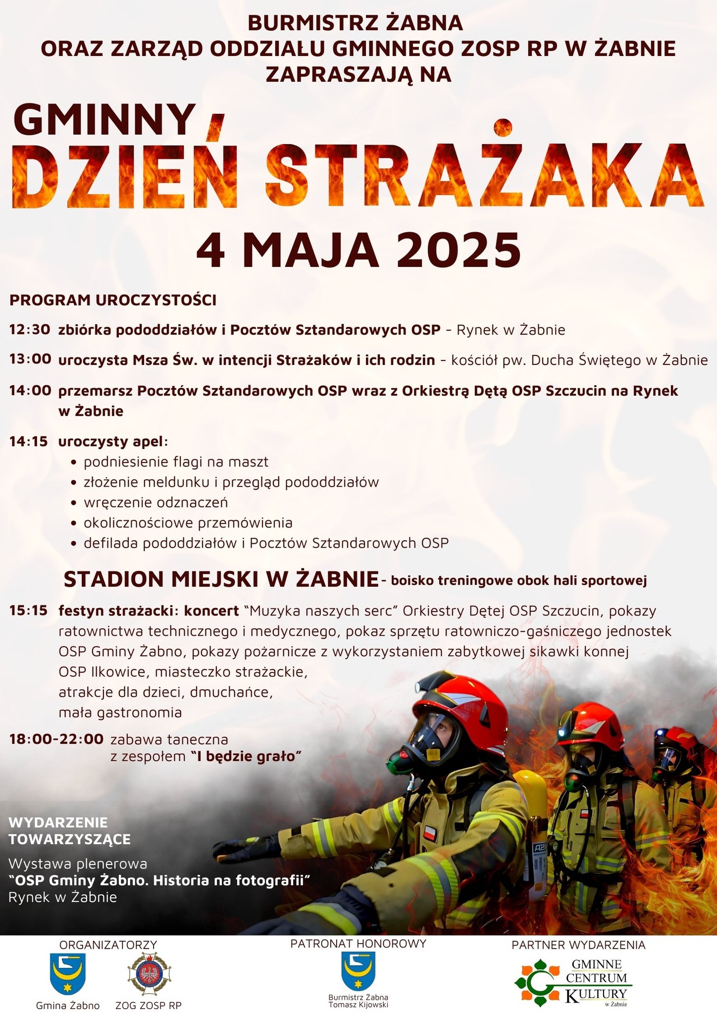 Zapraszamy na Piknik Strażacki – 4 maja w Żabnie