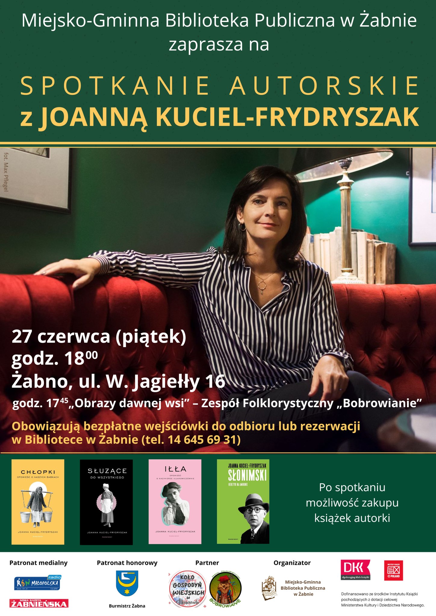 plakat spotkanie bibliotek