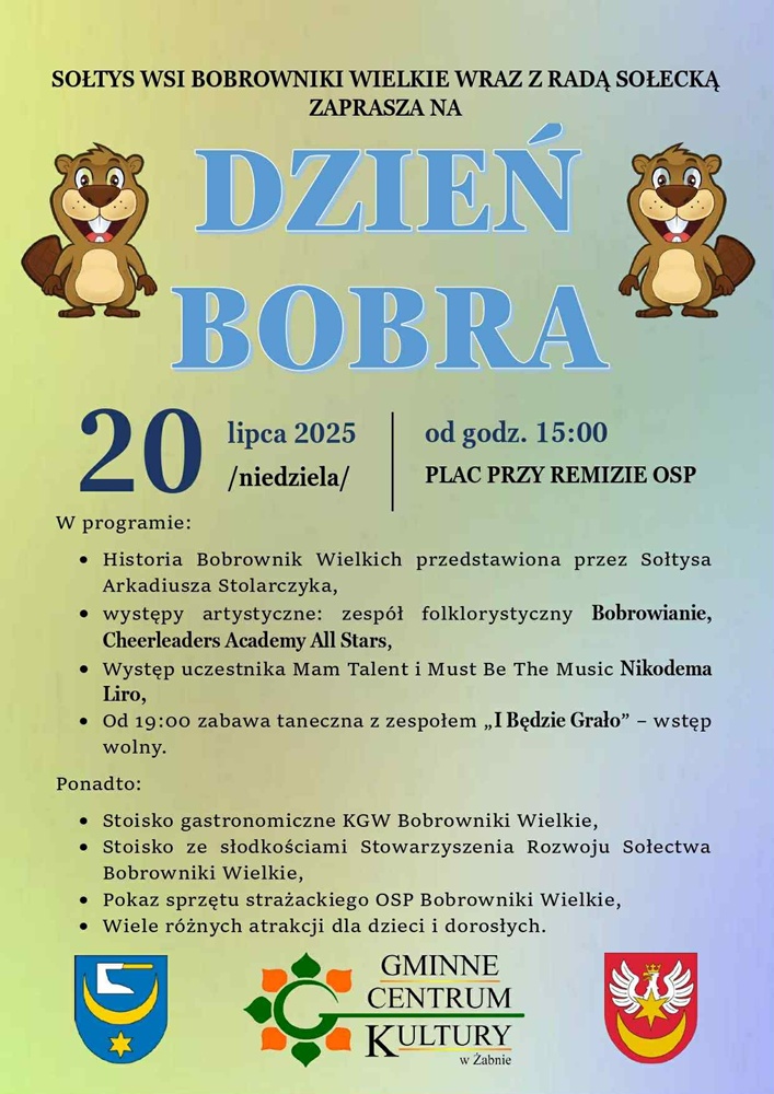 dzień bobra plakat