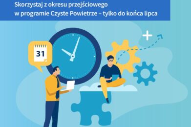 Kończy się okres przejściowy w programie Czyste Powietrze w naborze trwającym od 31.03.2025 r.