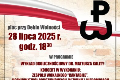 Zapraszamy do wspólnego śpiewania w 81. rocznicę powstania zbrojnego w Żabnie