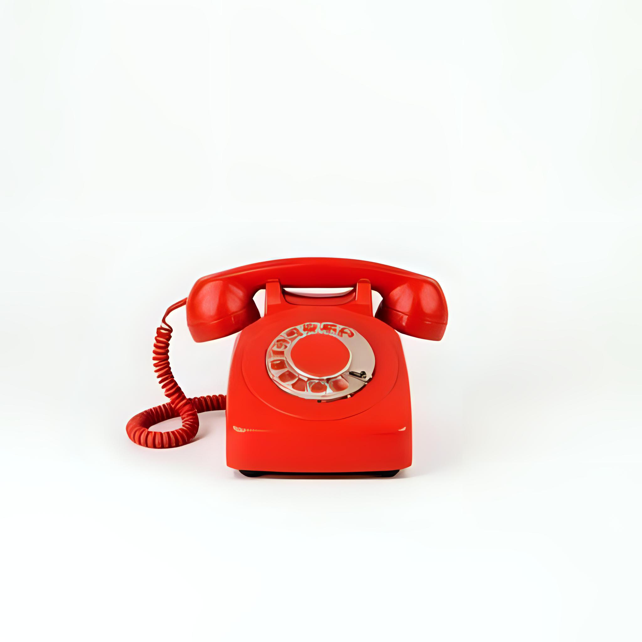 telefon czerwony