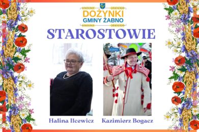 Mamy przyjemność przedstawić Starostów Dożynek Gminy Żabno: Halinę Ilcewicz i Kazimierza Bogacza!