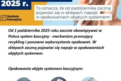System kaucyjny – ważne informacje dla mieszkańców