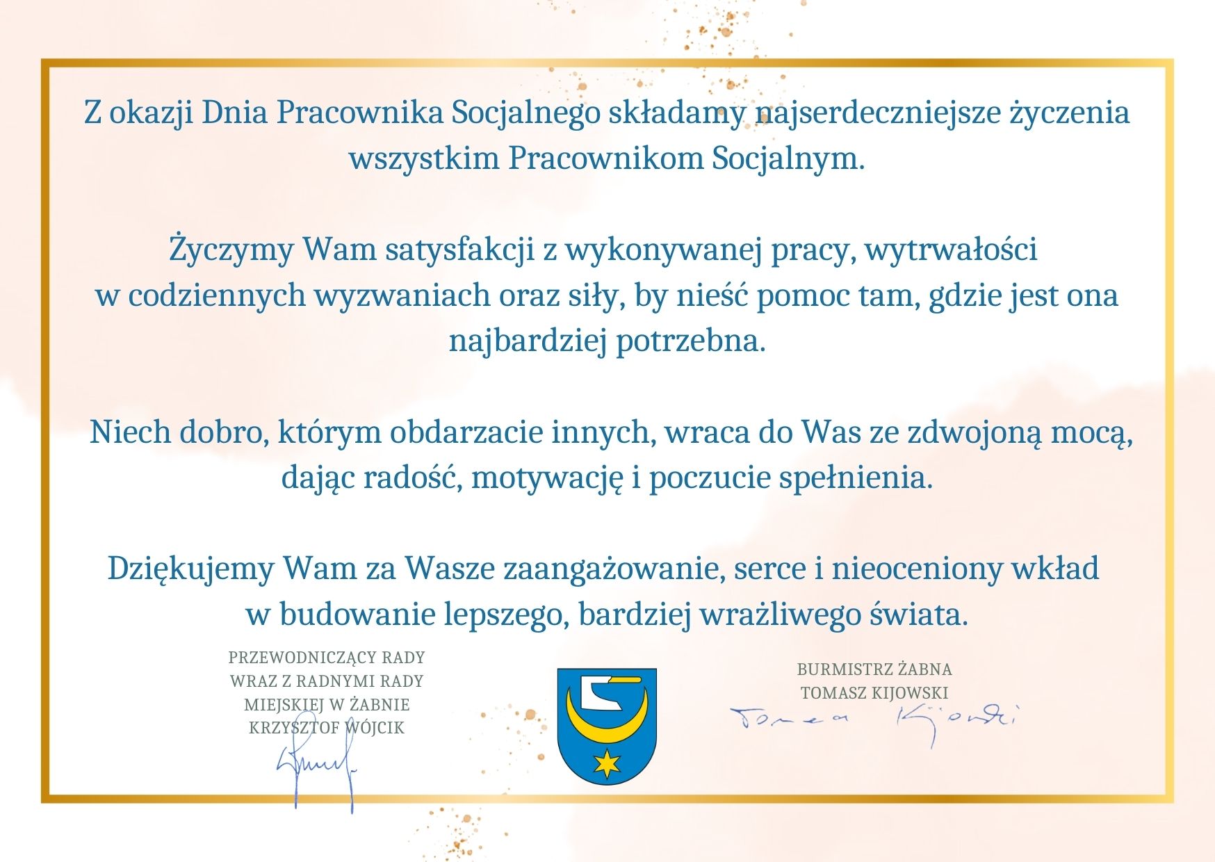 kartka z życzeniami