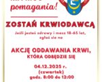 Oddaj krew — podaruj życie