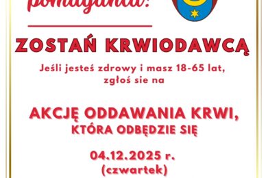 Oddaj krew — podaruj życie