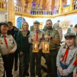 Światełko betlejemskie harcerze Żabno