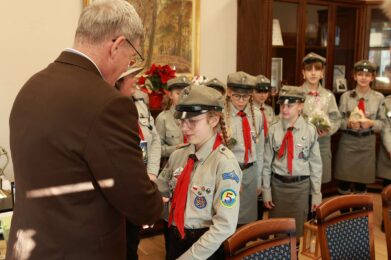 Harcerze światełko betlejemskie Żabno