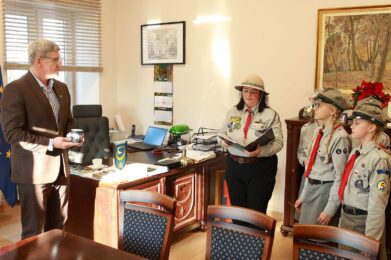 Harcerze światełko betlejemskie Żabno