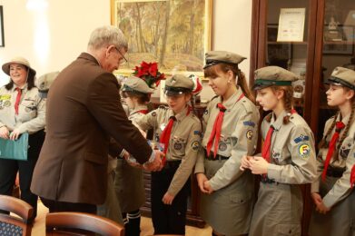 Harcerze światełko betlejemskie Żabno