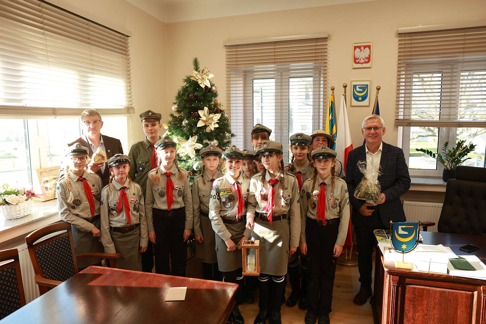 Harcerze światełko betlejemskie Żabno