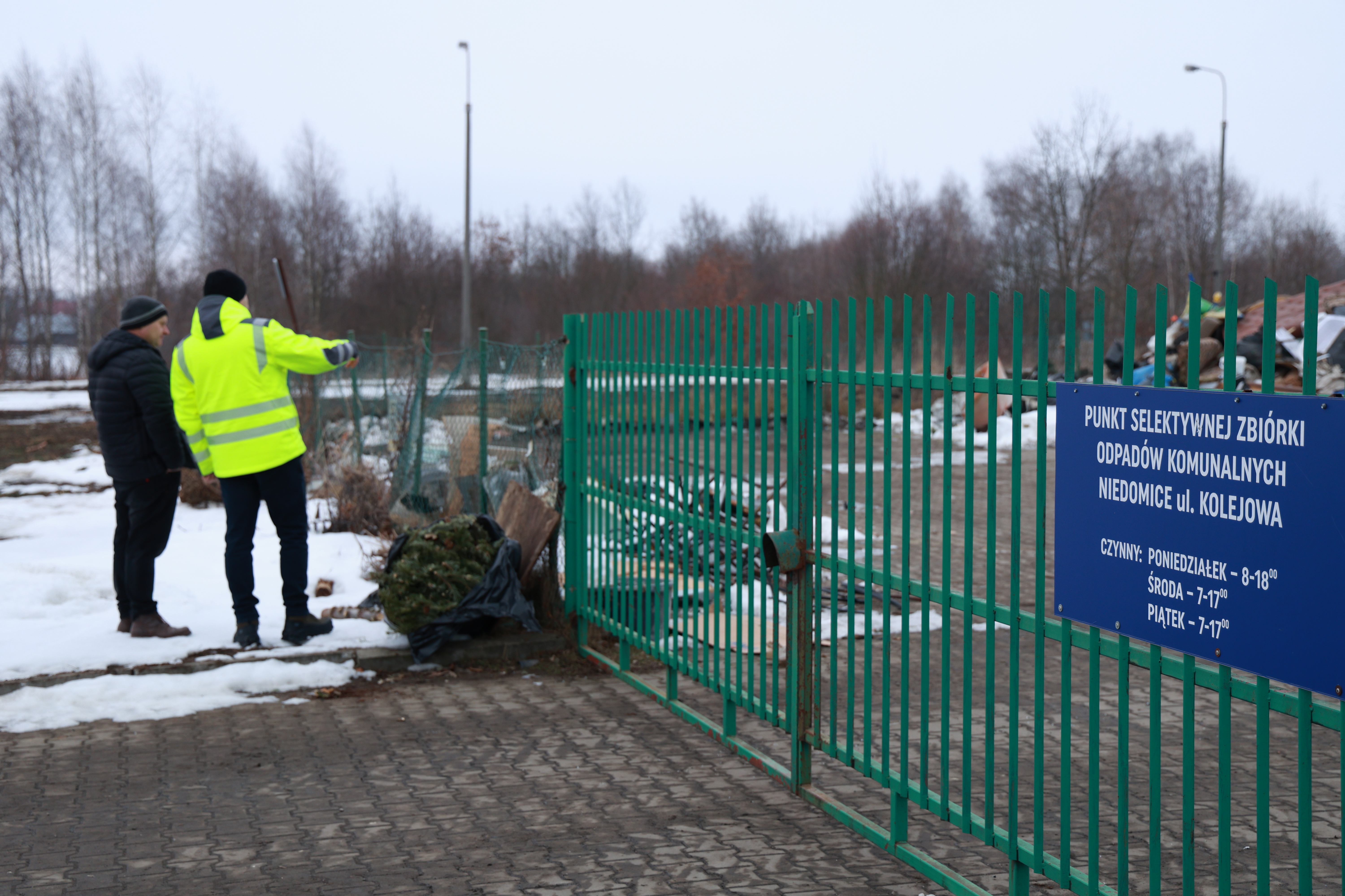 Przekazanie placu pod budowę PSZOK w Niedomicach