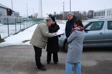 Przekazanie placu pod budowę PSZOK w Niedomicach