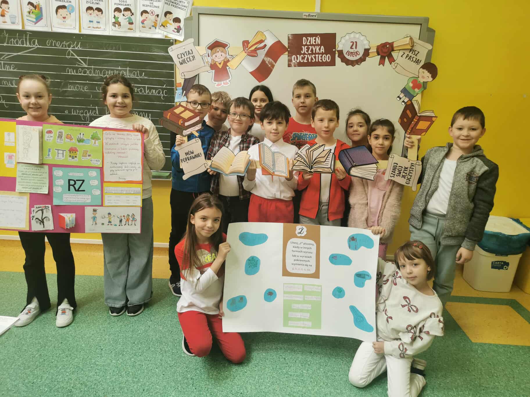 Międzynarodowy Dzień Języka Ojczystego w Szkole Podstawowej w Łęgu Tarnowskim czyli „…aby język giętki powiedział wszystko, co pomyśli głowa…”