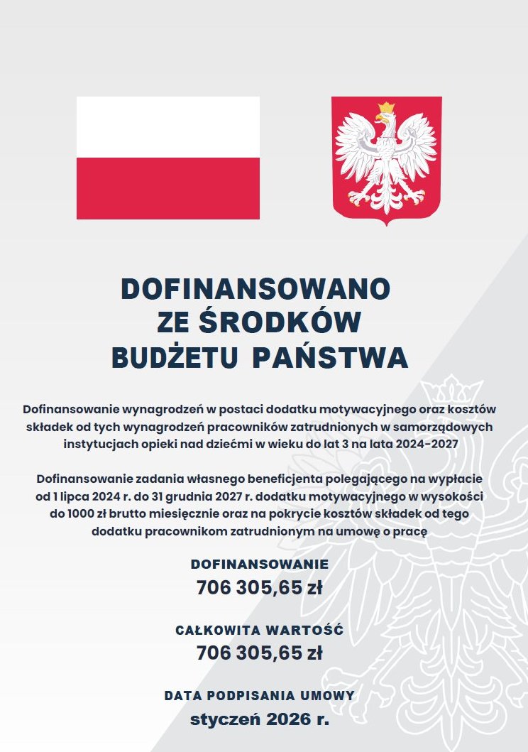 plakat dofinansowanie