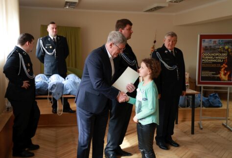 Turniej wiedzy pożarniczej Żabno