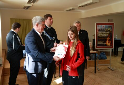 Turniej wiedzy pożarniczej Żabno