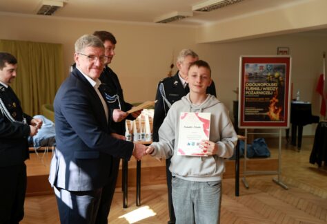 Turniej wiedzy pożarniczej Żabno