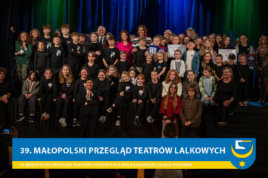 19 marca 2026 roku w Gminnym Centrum Kultury w Żabnie odbył się 39. Małopolski Przegląd Teatrów Lalkowych o Wielką Nagrodę Zająca Poziomki.
