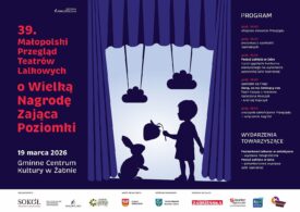 plakat zając poziomka