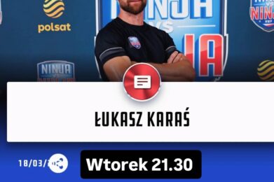 Łukasz Karaś w programie Ninja vs Ninja
