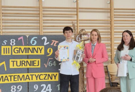 Konkurs matematyczny szkoła w Żabnie