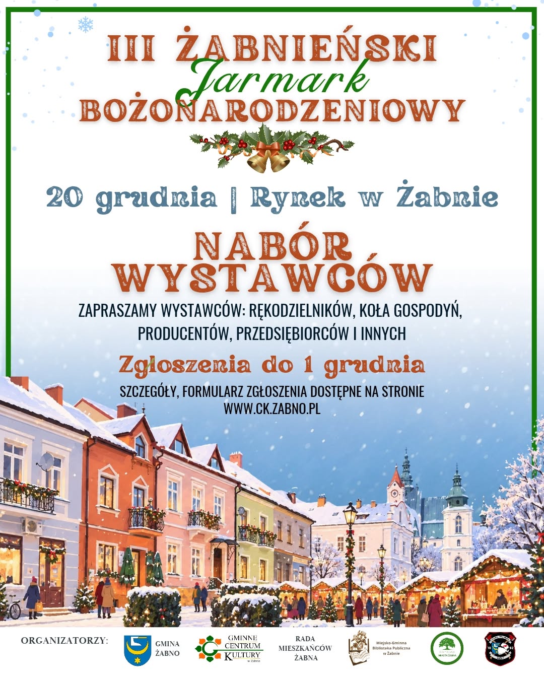 Jarmark w Żabnie plakat