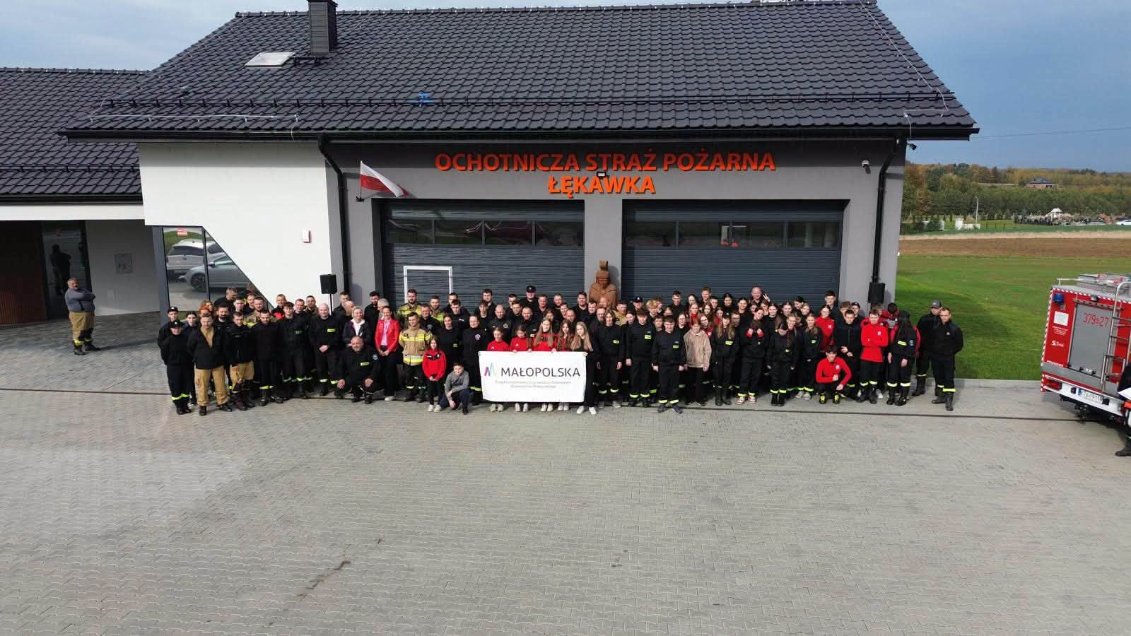 Reprezentacja Młodzieżowej Drużyny Pożarniczej OSP KSRG Niedomice