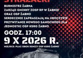 plakat wóz strażacki
